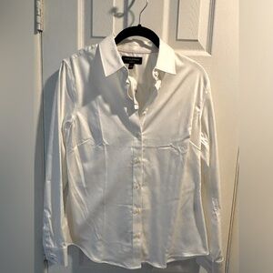 Banana Republic Tailored Fit White Button Down Shirt